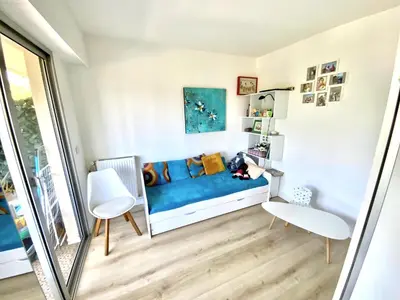 Coin salon dans l'établissement Antibes t3