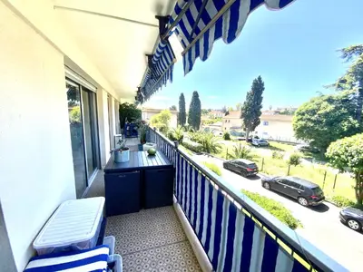 Balcon ou terrasse dans l'établissement Antibes t3