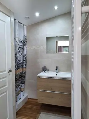 Salle de bains dans l'établissement Villa Caribbean