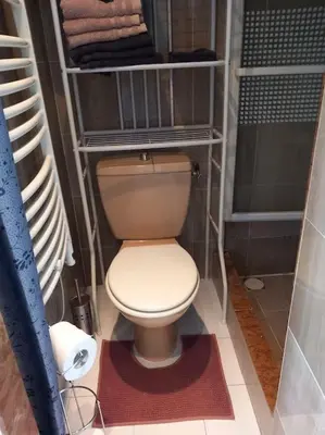 Salle de bains dans l'établissement chez Marie