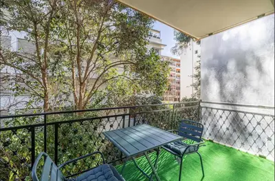 Balcon ou terrasse dans l'établissement Appartement disign CLUB B
