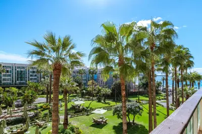 Jardin de l'établissement REF 30 - Cannes Croisette - Sea and gardens view apartment for rent
