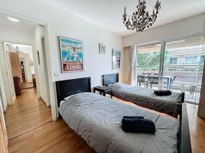 Coin salon dans l'établissement 85m2 Grandes Terrasses - 2 chambres