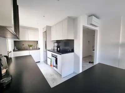 Cuisine ou kitchenette dans l'établissement 85m2 Grandes Terrasses - 2 chambres