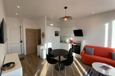 Cuisine ou kitchenette dans l'établissement 06CJ Beautiful apartment in the heart of Cannes