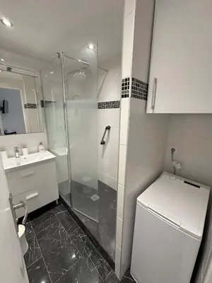 Salle de bains dans l'établissement Residence Graziella Appartement 100