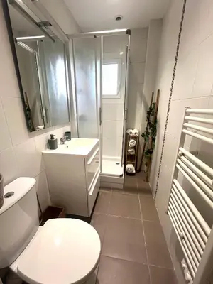 Salle de bains dans l'établissement Cosy corner Paradise