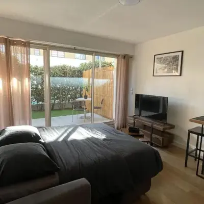 Studio proche plage avec jardinet et parking - Casa Garcia