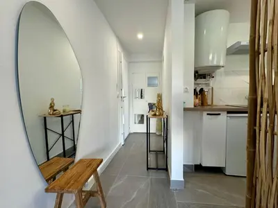 Cuisine ou kitchenette dans l'établissement Studio de 30m2 - À 5min du centre