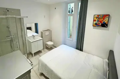 Un ou plusieurs lits dans un hébergement de l'établissement REF 1971- Apartment for rent basse Californie