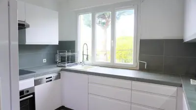 Cuisine ou kitchenette dans l'établissement Proche Croisette, Appartement 2 Chambres by Palmazur Vacances