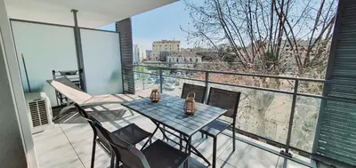 Balcon ou terrasse dans l'établissement O'Cap