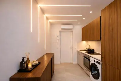 Cuisine ou kitchenette dans l'établissement Prestige Maubourg & Exclusive Sea View Terrace
