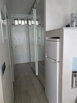 Cuisine ou kitchenette dans l'établissement FACE MER TOUT CONFORT situation exceptionnelle