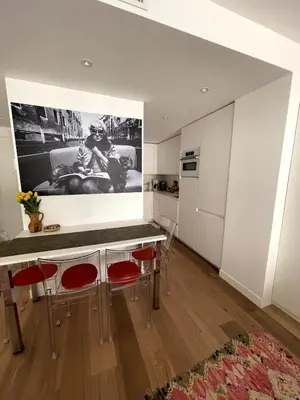 Coin salon dans l'établissement Superbe studio pour congrés au coeur de Cannes