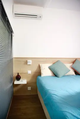Un ou plusieurs lits dans un hébergement de l'établissement Charmante maison Provençale