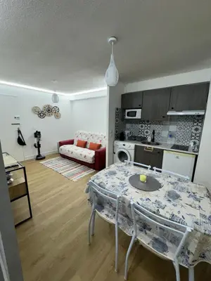 Cuisine ou kitchenette dans l'établissement studio 30m2 2 steps from everything