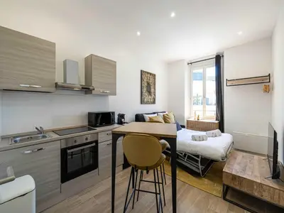 Plan de l'établissement Magnificent studio Cannes center - Mobility lease