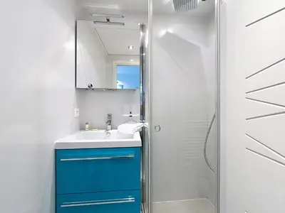 Salle de bains dans l'établissement Modern 2-Bedroom Stunning Sea View on La Croisette