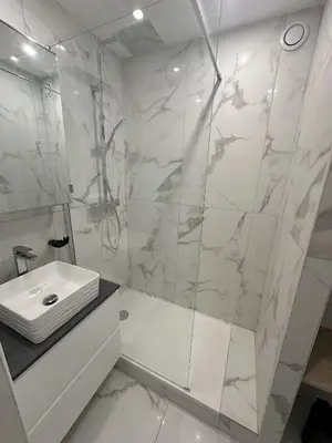 Salle de bains dans l'établissement Résidence Graziella Studio 107