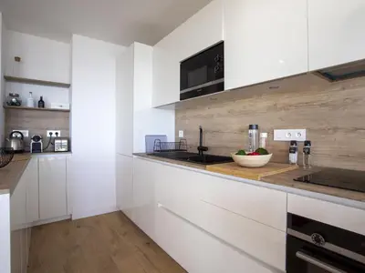 Cuisine ou kitchenette dans l'établissement Apartment Le Chantilly-3 by Interhome