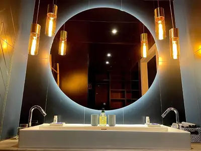 Salle de bains dans l'établissement Villa Citadelle - Fantastique Vue mer