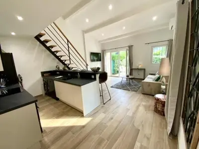 Cuisine ou kitchenette dans l'établissement Villa Lagon