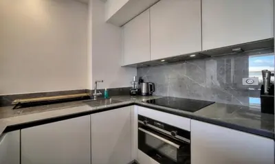 Cuisine ou kitchenette dans l'établissement Cannes 1 bedroom apartment - M6