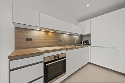 Cuisine ou kitchenette dans l'établissement Regina