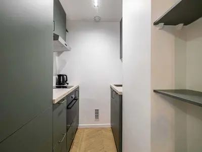 Cuisine ou kitchenette dans l'établissement Elegant Apt with balcony 1BD 4P - Croisette Cannes