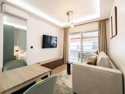 Télévision ou salle de divertissement dans l'établissement Elegant Apt with balcony 1BD 4P - Croisette Cannes