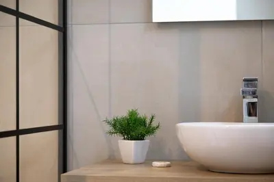 Salle de bains dans l'établissement Beautiful and Cozy 3 bedrooms in Antibes