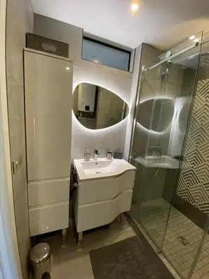 Salle de bains dans l'établissement Appartement MIRAMAR 5 couchages