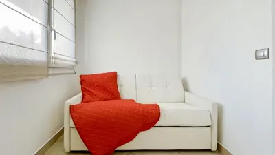 Coin salon dans l'établissement Luxurious 3-Bedroom Apartment in Heart of Cannes