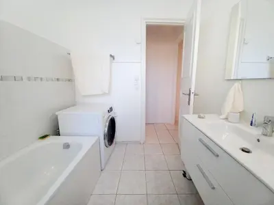 Salle de bains dans l'établissement Palais Alexandre