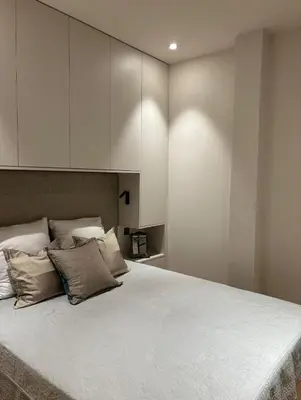 Un ou plusieurs lits dans un hébergement de l'établissement Cannes 1 bedroom apartment - M1