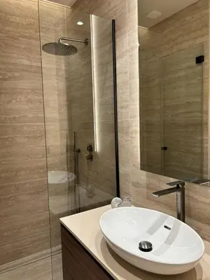 Salle de bains dans l'établissement Cannes 1 bedroom apartment - M1