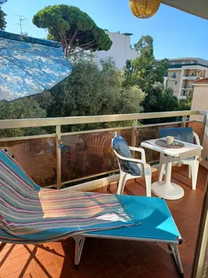 Balcon ou terrasse dans l'établissement Azur Soleil