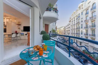 Balcon ou terrasse dans l'établissement Palais Des Iles 2 by Halldis