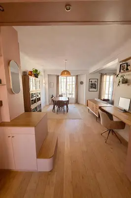 Cuisine ou kitchenette dans l'établissement Casa Cheppio Appartement cœur Antibes