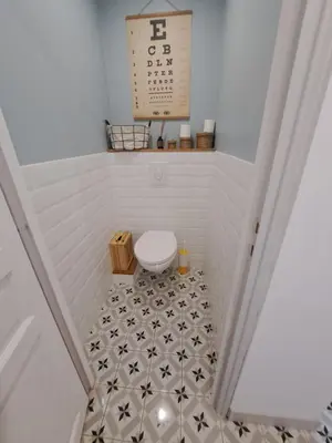 Salle de bains dans l'établissement Casa Cheppio Appartement cœur Antibes
