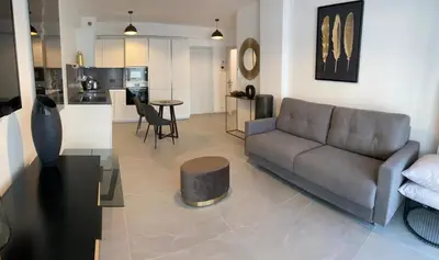 Coin salon dans l'établissement BEAUTIFUL 1 - BR APARTMENT - Next To Rue Antibes
