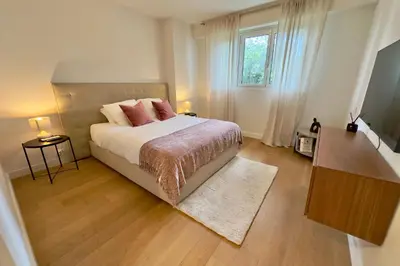 Télévision ou salle de divertissement dans l'établissement Villa Magnolia Apartment Cannes Film Festival Private Pool