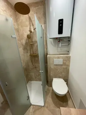 Salle de bains dans l'établissement Spacieux studio - Vieil Antibes