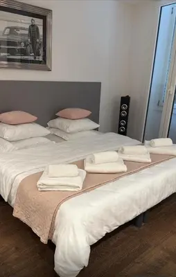 Un ou plusieurs lits dans un hébergement de l'établissement Verginia