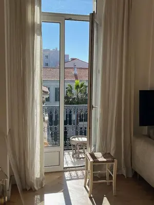 Balcon ou terrasse dans l'établissement Center of Cannes 100m2 bright apartment