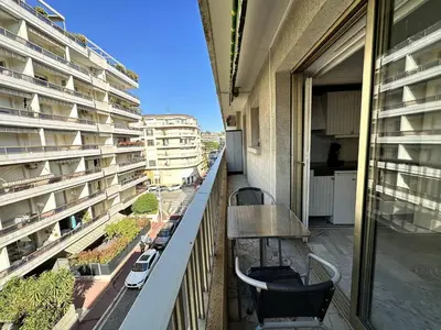 Balcon ou terrasse dans l'établissement Cannes proche Croisette - Studio