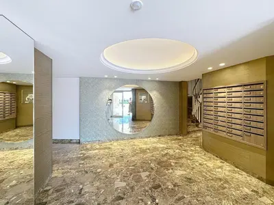 Plan de l'établissement Beachfront 2-bedroom apartment with balcony