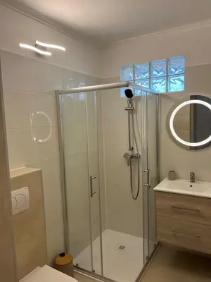 Salle de bains dans l'établissement Studio dernier étage rénové