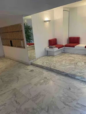 Coin salon dans l'établissement Apartment Cannes Croisette near seaside